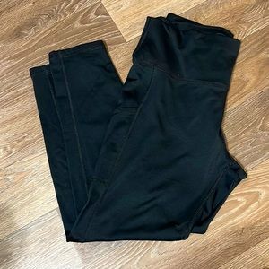 Xl Aerie leggings workout fleece lined ankle length Womens juniors black